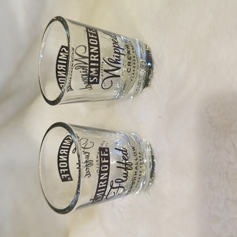 Smirnoff Whipped & Fluffed Shot Glasses